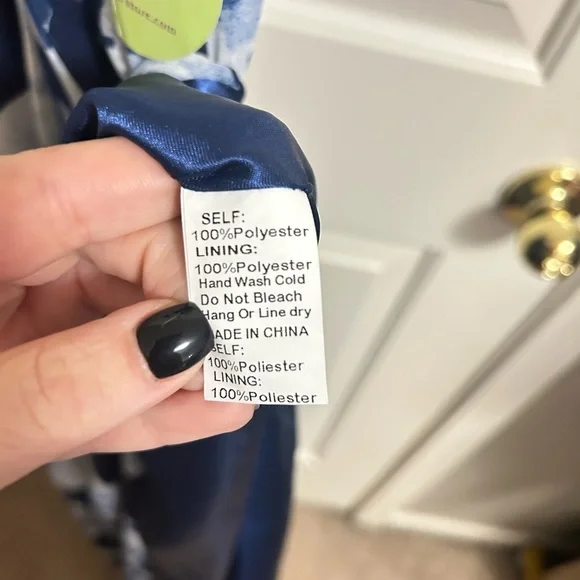 Windsor Bea Formal Floral Wrap Dress Size Medium NWT - Picture 14 of 15